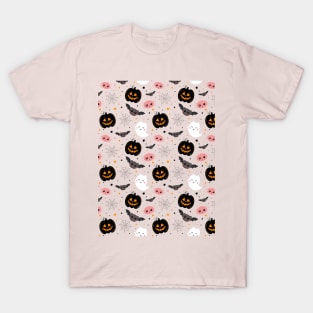 Halloween cute pink pattern T-Shirt